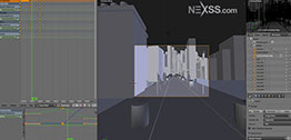Computer Planting Project - 3D Wireframe City View by Nexss.com